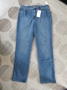 Jean conique femme classique Amanda taille haute Gloria Vanderbilt, taille 16UK long - Photo 1/10