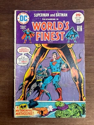 World's Finest Comics 229 DC Comic Batman Superman Metamorpho Ernie Chan 1975 - Image 1 of 4