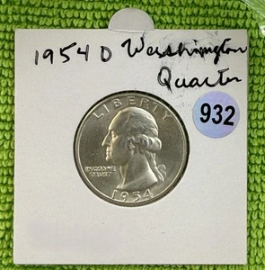1954-D 25C Washington Quarter BU++ - Picture 1 of 2