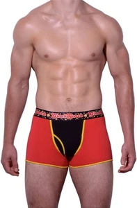 Tronchetto intimo uomo Ginch Gonch Atomic Fireballs misto cotone nuovo con etichetta - Foto 1 di 2