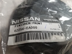 OEM Nissan 62256-EA000 Finisher - Front Fascia RH aka Fog Light Hole Cover - Picture 1 of 8