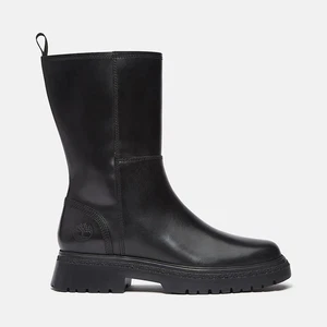 Timberland Mujer Cambria Valley Bota Alta Cuero Negra - Imagen 1 de 10