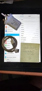 Apple iPad 2 A1396 9.7" 32GB Wi-Fi Silver Black - Picture 1 of 3