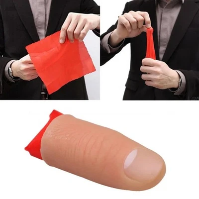 Thumb Tip Magic Fake Thumb Magicians Rubber Thumb Vanish Tricks Close Up UK - Image 1 of 4