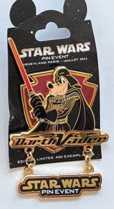 2011 DLP Disney Paris Disneyland Star Wars Pin Event Goofy as Darth Vader LE 400 - Picture 1 of 1