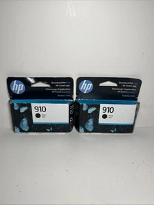 HP 910 schwarze Tintenpatrone Doppelpack 3JB40AN 2 x 3yl61an Ablaufdatum 2026 Original-Zubehör-Hersteller Einzelhandelsverpackung - Bild 1 von 4