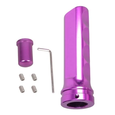 Elegante cubierta de manija de freno de mano mejoras interior de automóvil vehículo funda de freno de mano Foto 1 de 4