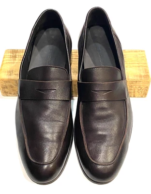 Harrys London (Men's 43-1/2 or 9.5/10) William II Soft Calf Brown Loafers - EUC - Image 1 of 4