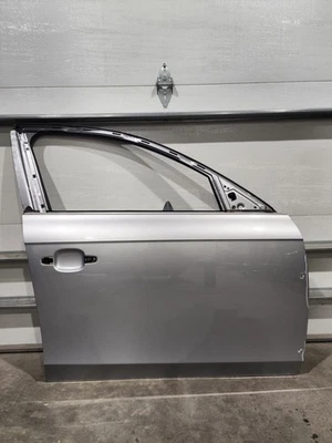 2009 2010 - 2016 奥迪 A4 S4 前右乘客门壳皮肤框架原始设备制造商 LX7W  — 第 1/4 张图片