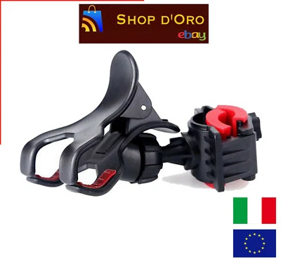 PORTA CELLULARE PER BICICLETTA MANUBRIO BICI SUPPORTO PINZA SMARTPHONE GPS - Immagine 1 di 4