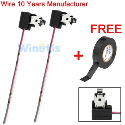 2 x H1 Head Fog Lamp Light Bulb Socket Holder Wiring Connector Plug For Auto Car - Image 1 of 4