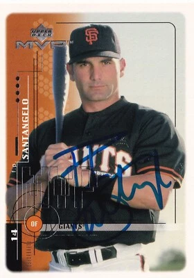 FP F.P. SANTANGELO SIGNED AUTO 1999 UPPER DECK MVP CARD 185 SAN FRANCISCO GIANTS - Image 1 of 3