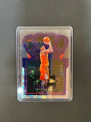 2021-22 Panini Crown Royale #36 Purple Crystal /25 Devin Booker - Image 1 of 2