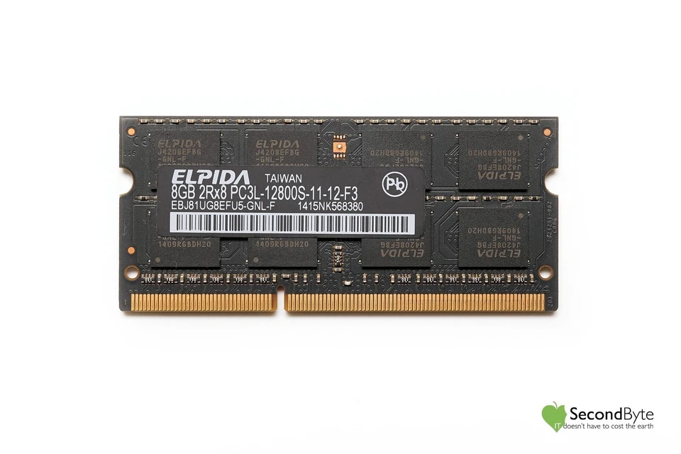 Apple IMAC MacBook Pro 2012 8GB Elpida PC3L-12800S DDR3 RAM EBJ81UG8EFU5-GNL-F - Image 1 of 1