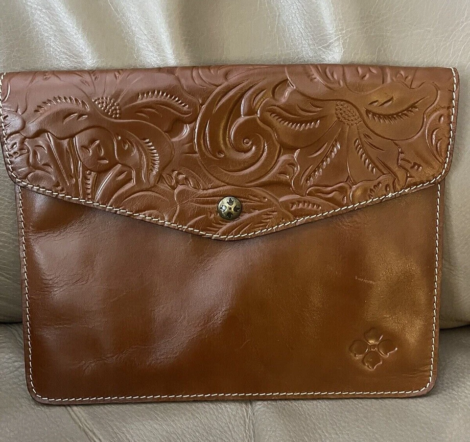 Patricia Nash Tooled Leather Midi iPad Case Portfolio Florence A81207