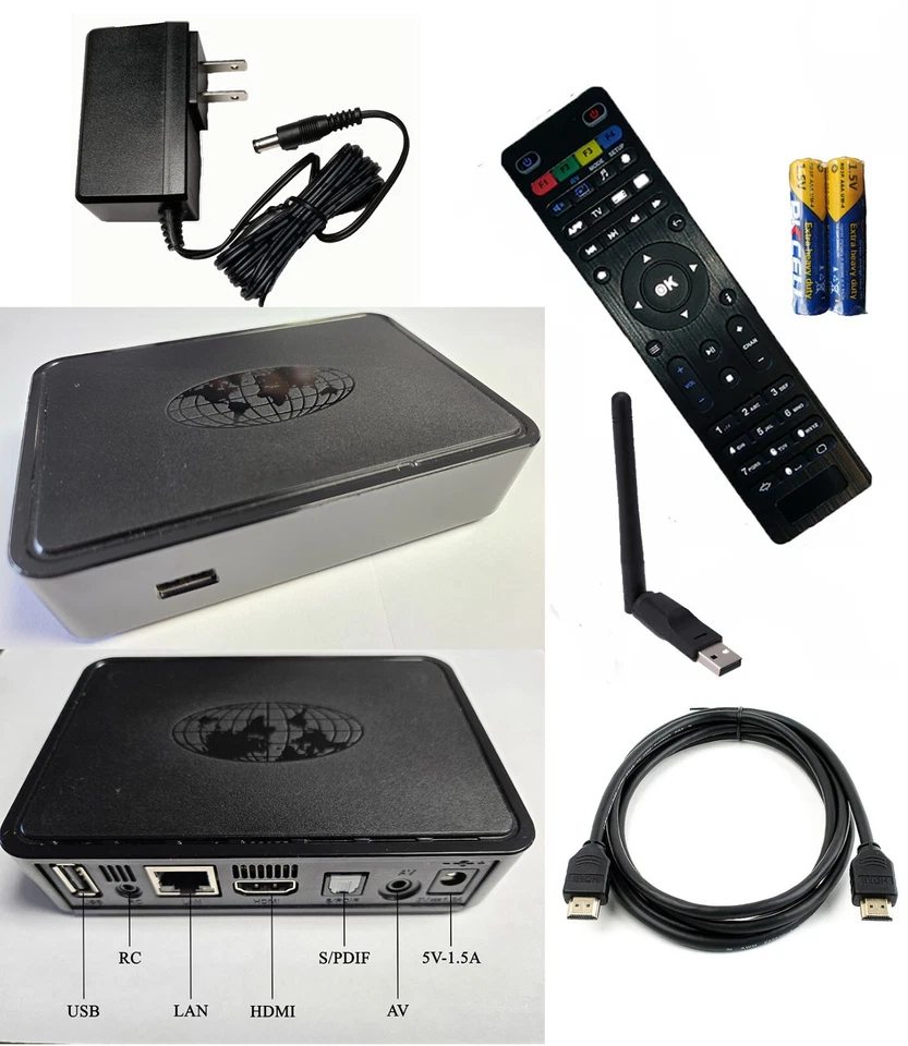 NEW Infomir Mag250 w/ USB Wi-Fi Adapter - OPEN BOX - Image 1 of 4