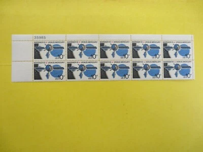 DOC Scott #1557 MARINER 10¢ 1975 Strip of 10 MNH XF - Image 1 of 2