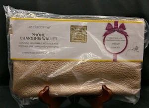 Portafoglio ricarica telefono Liz Claiborne oro per iPhone/Android nuovo sigillato - Foto 1 di 5
