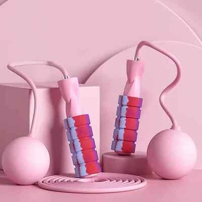 可调绳子或无绳2合1跳绳训练跳绳健身加权 — 第 1/4 张图片