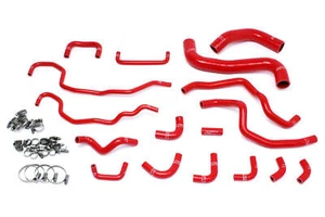 HPS Silicone Radiator & Heater Hoses - Red (Fits Subaru 2015-2016 WRX STI 2.5L) - Picture 1 of 2
