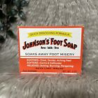 Johnson's Foot Soap Powder 1 Box of 4 Packets Soothes Tired Aching Feet