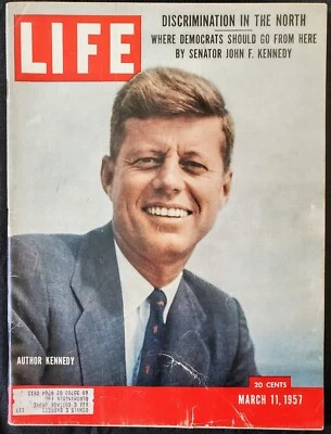 1957 US Senator President John F. Kennedy NY Yankees Teamsters LIFE Magazine - Image 1 of 2