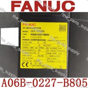 1PC New Fanuc A06B-0227-B805 Servo Motor Expedited Shipping - Picture 1 of 8