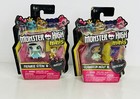 Monster High Minis Frankie Stein & Clawdeen Wolf & Pets Watzit & Crescent NEUF