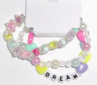 M&Co Kids BRACELET Set Beads hearts Rp £5.99 NEW Childrens cute jewellery