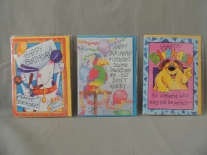 Strawberry Sunset 3 postcards Happy Birthday England - Picture 1 of 13