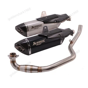 For Honda X-ADV750 Forza 750 Complete Exhaust System Header Pipe Slip-on Muffler - Picture 1 of 9
