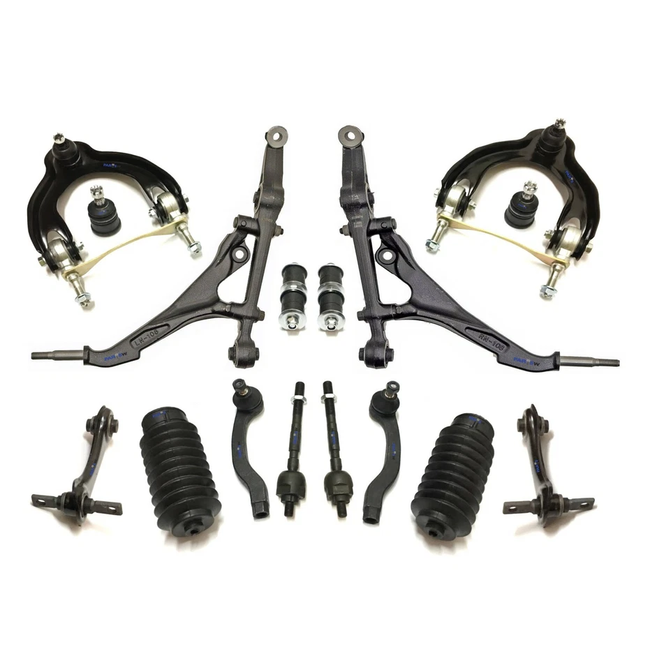 16 Pc Suspension Kit for Honda Civic del Sol Civic Control Arm Tie Rods Sway Bar - Image 1 of 1