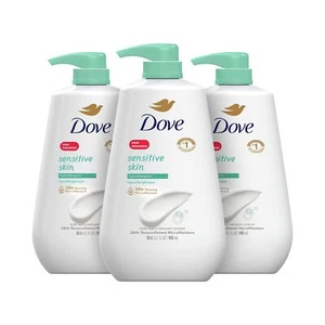 Dove Hypoallergenic Body Wash For Sensitive Skin 30.6 Fl Oz Pack Of 3 - Picture 1 of 7