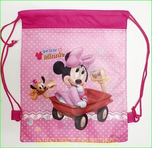 Brand new Minnie Mouse Library kids backpack girls Swim Beach drawstring Bag - Picture 1 of 1