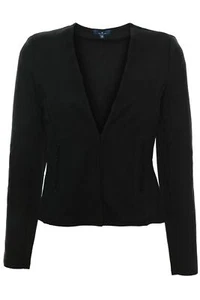 Tom Tailor Jerseyblazer Blazer Cardigan Gehrock Damen Baumwolle Schwarz Größe L - Bild 1 von 5