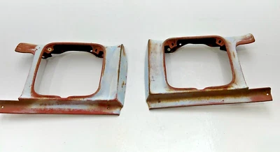 1972 Monte Carlo Fender Extensions Headlight Bezel Lamp Surround Trim Molding - Image 1 of 4