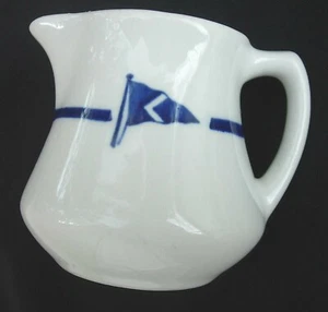 Buffalo Canoe Club Handled Creamer 1973 Walker China - Picture 1 of 4