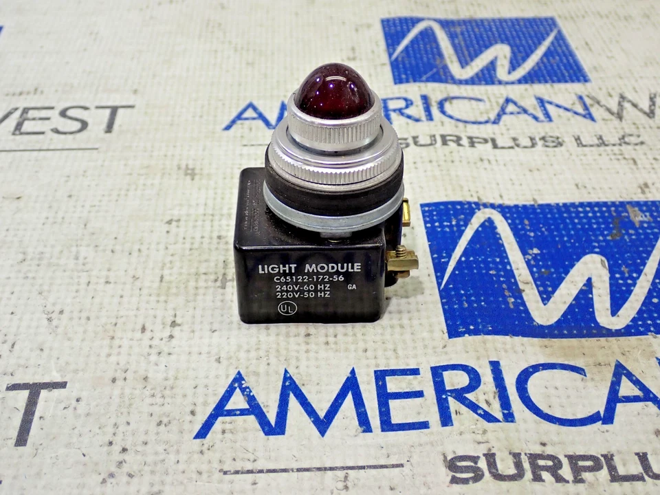 Square D Light Module C65122-172-56 Red 240V/60HZ 220V/50HZ - Image 1 of 4