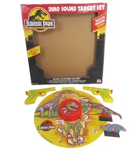 Jurassic Park Dino Sound Target Dart Set Vintage game 993 1st Movie Rare - Picture 1 of 12