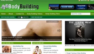 Body Building Popular Niche Turnkey Affiliate Site Free Installation + Hosting - Picture 1 of 1