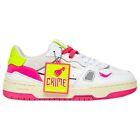 Sneaker Donna Crime London Off Court Og Beat the Beat Leather White Yellow