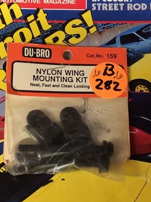 Dubro 159 Nylon Wing Mounting Kit: {Neat, Fast And Clean Looking} NIP USA Ship - Image 1 of 4