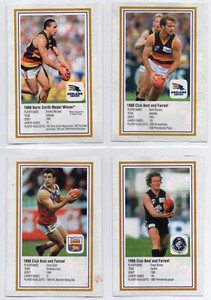 1999 AFL CADBURY BEST OF THE BEST 98 WRAPPERS - 1998 BEST & FAIREST + AFL AWARDS