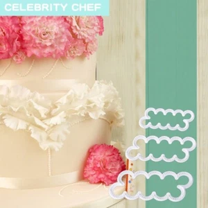6pcs Carnation Flower Fondant Mould Set Plastic Cutters Easy Release NonStick - Picture 1 of 9