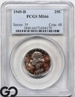 1949-D MS66 Washington Quarter PCGS Mint State 66