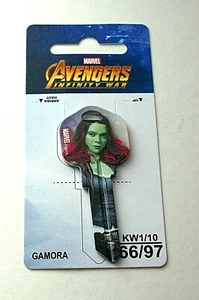 Marvel Avengers Infinity War Gamora Photo Door Lock KW1/10 66/97 Key Blank NOC - Picture 1 of 3