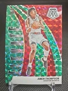 2023-24 Panini Mosaic - Elevate Green Mosaic Prizm #13 Amen Thompson (RC) - Picture 1 of 2