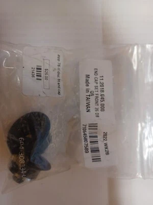 Zipp 76 Centerlock Disc Brake Front Hub End Cap Set, Quick Release - Image 1 of 2