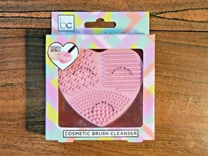 b.c. Beauty Concepts Pink Heart Shape Cosmetic Brush Cleanser (NEW) - Picture 1 of 4