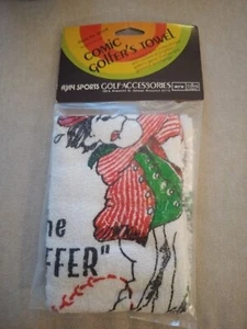 Vintage NEW Ajay Sports No 20111F Sports Collectible Golfers Towel - Picture 1 of 4
